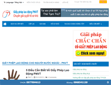 Tablet Screenshot of giaypheplaodong.net.vn
